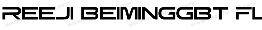 reeji beiminggbt flash字体转换